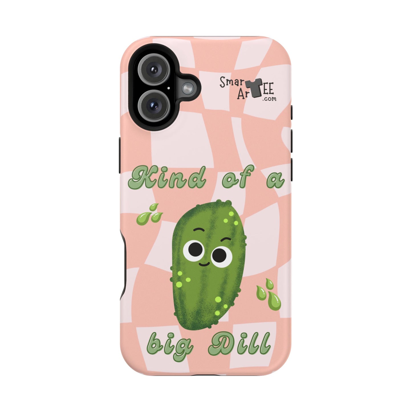 Cute Cucumber Phone Case, Funny Phone Case, Gift for Vegetable Lovers, Quirky Mobile Accessories, Summer Vibes, Kind of a Big Dill