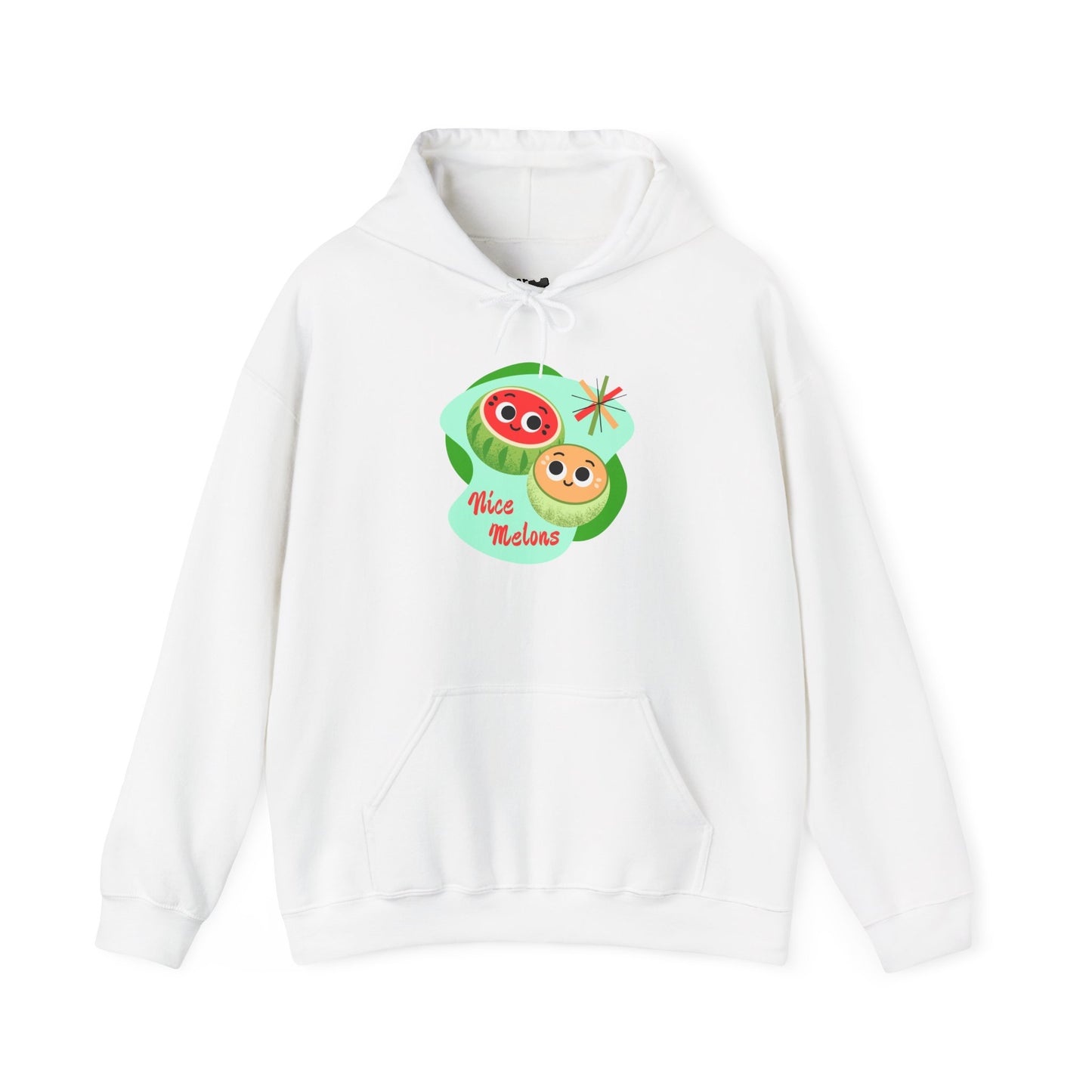 Cute Retro Fruit Hoodie for Friends, Cozy Unisex Pullover, Funny Casual Wear, Gift for Fruit Lovers