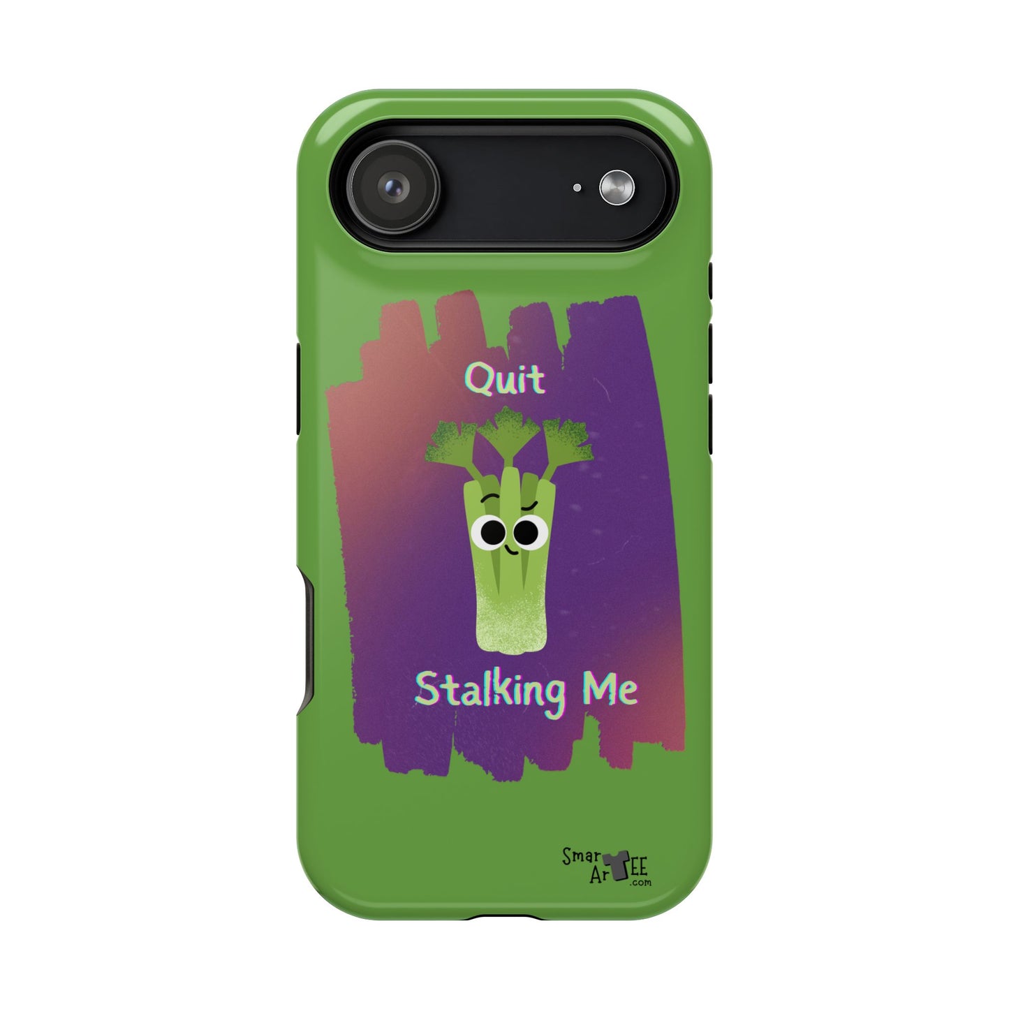 Cute Celery Pun Phone Case, Quirky Impact-Resistant Cell Phone Cover, Gift for Veggie Lovers, Fun Accessories for Friends