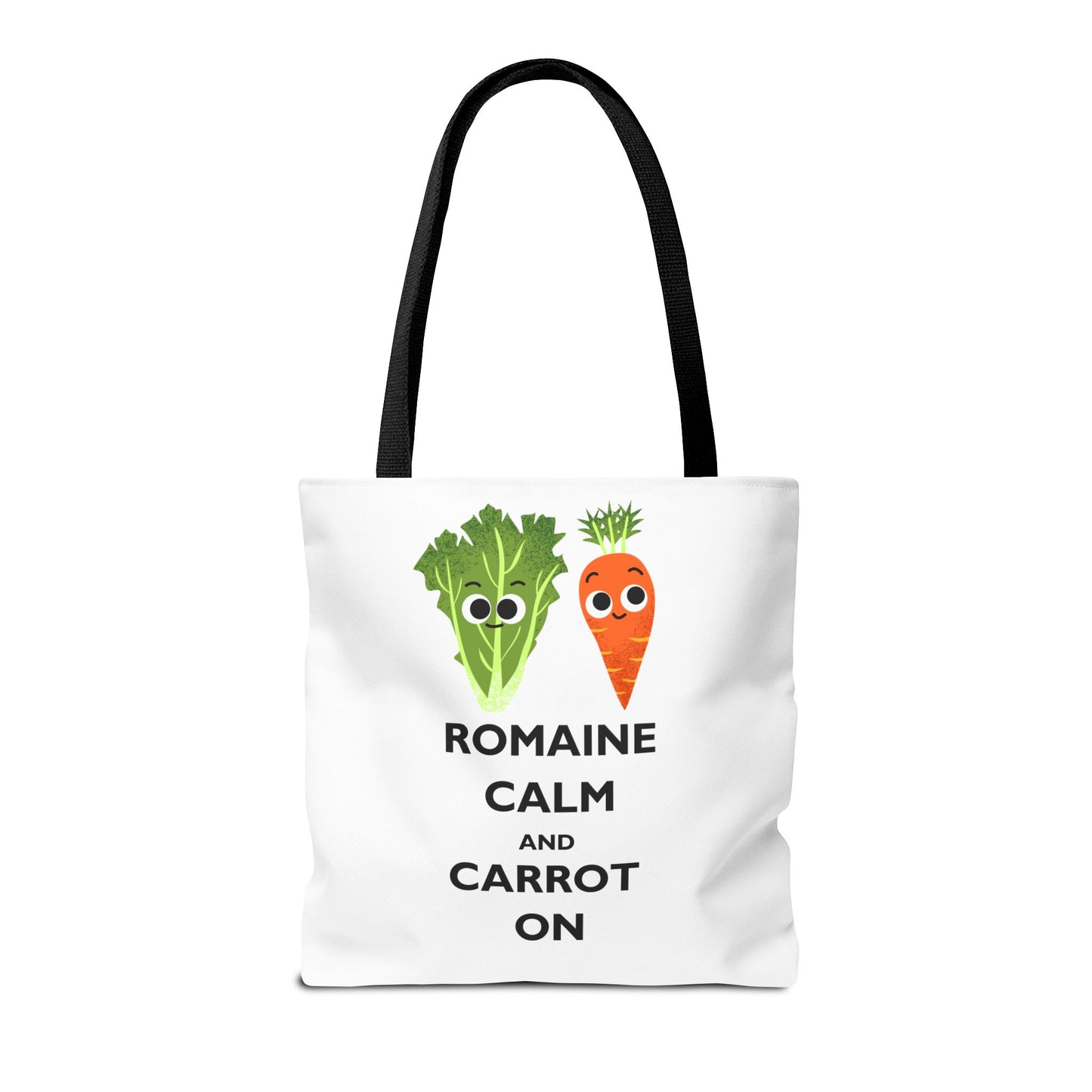 Romaine Calm Tote Bag, Funny Tote for Garden Lovers, Eco-Friendly Shopper, Gift for Veggie Enthusiasts, Grocery Bag, Quirky Farm Bag