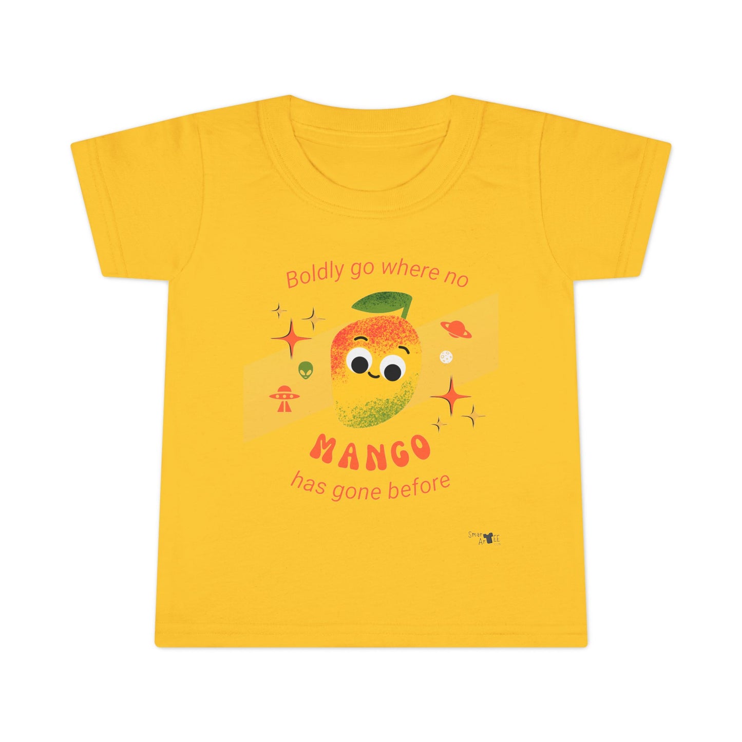 Cute Mango Toddler Shirt, Kids Summer Tee, Fruit Pun Graphic Shirt, Gift for Toddlers, Birthday Outfit, Playful Children's Apparel