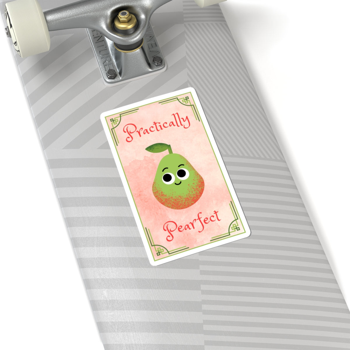 Practically Pearfect Kiss-Cut Stickers, Cute Fruit Decals, Laptop Stickers, Planner Accessories, Gift Ideas, Kid-Friendly Decor