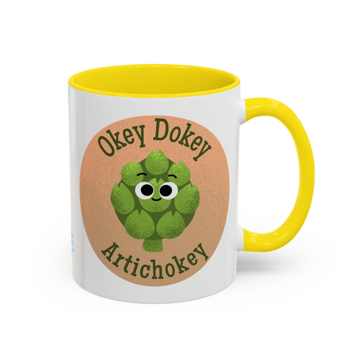 Whimsical Artichoke Coffee Mug, Punny Kitchen Gift, Cute Plant Lover Mug, Unique Coffee Cup, Funny Gift for Him/Her