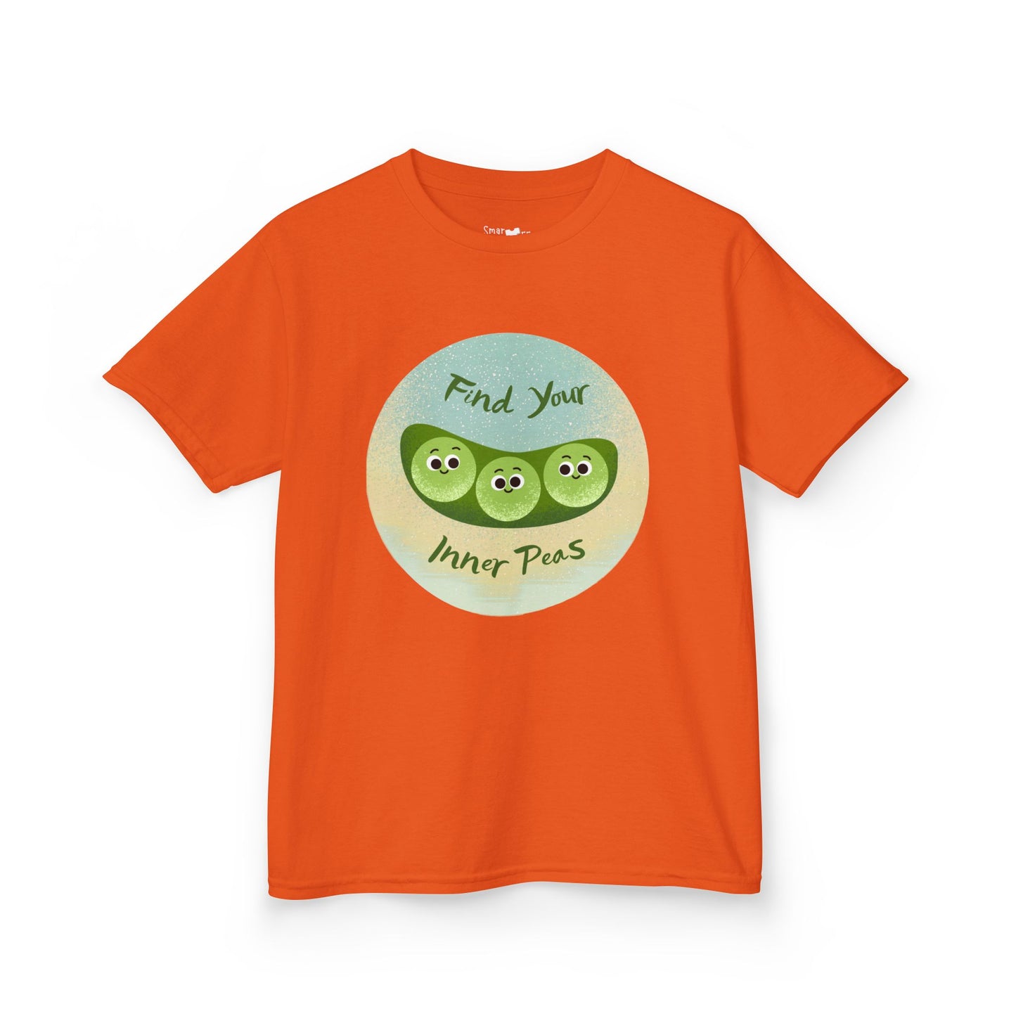 Kids Shirt with 'Find Your Inner Peas' Design, Fun & Relaxed Wear for Playtime, Perfect Gift for Kids, Summer Outfits, Funny Gift Idea