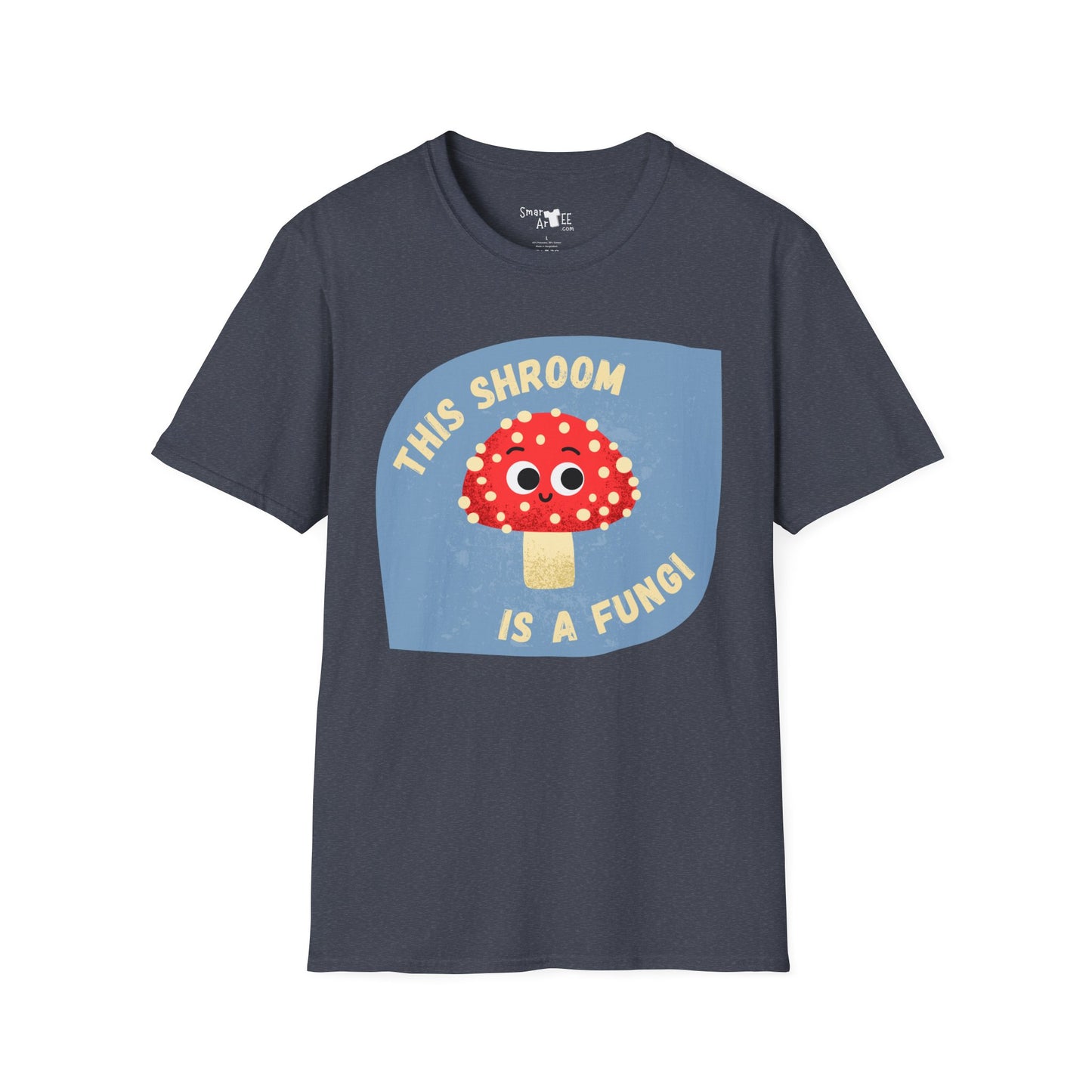 Playful Mushroom T-Shirt, Funny Tee for Nature Lovers, Unisex Graphic Shirt, Cute Gift for Friends, Casual Wear, Eco-Friendly Apparel