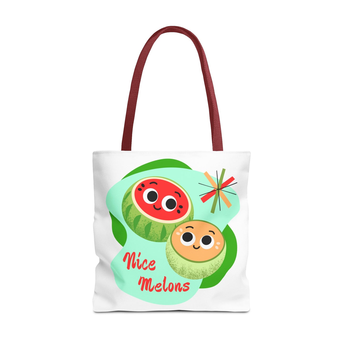 Cute Fruit Tote Bag, Nice Melons Design, Summer Essentials, Grocery Shopping, Beach Day, Gift for Fruit Lovers