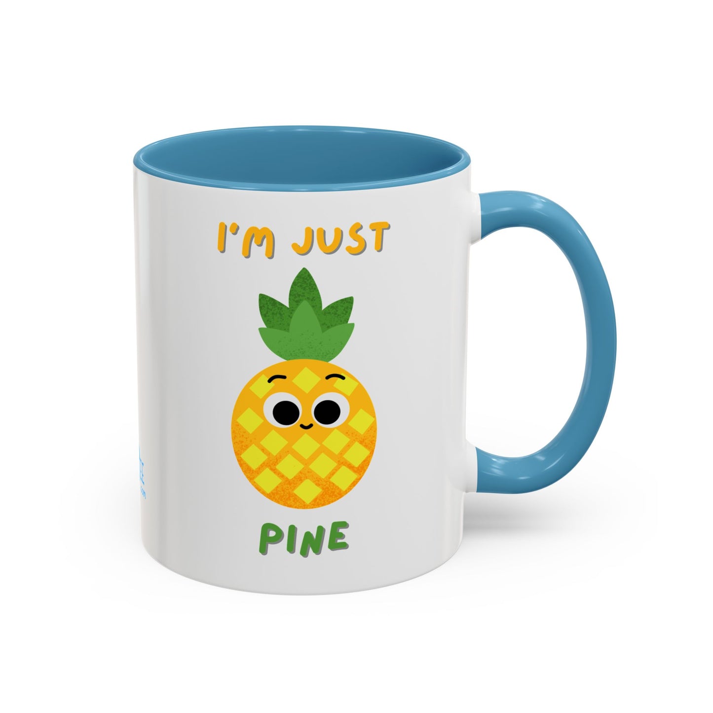 Cute Pineapple Accent Coffee Mug for Tropical Vibes, Gift for Fruit Lovers, Funny Mug, Kitchen Decor, Summer Beverage