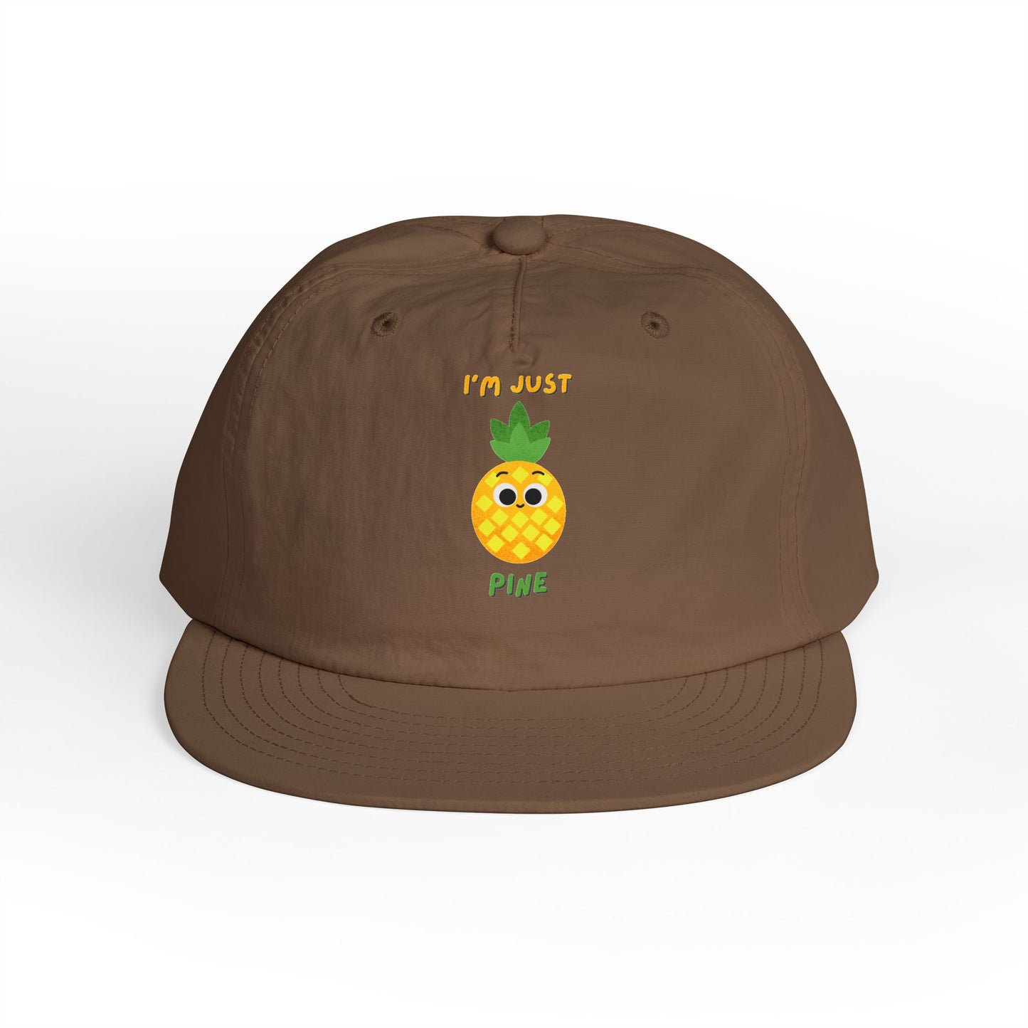 Pineapple Pun Surf Cap - Fun Beachwear, Summer Accessory, Vacation Hat, Gift for Surfers, Casual Style