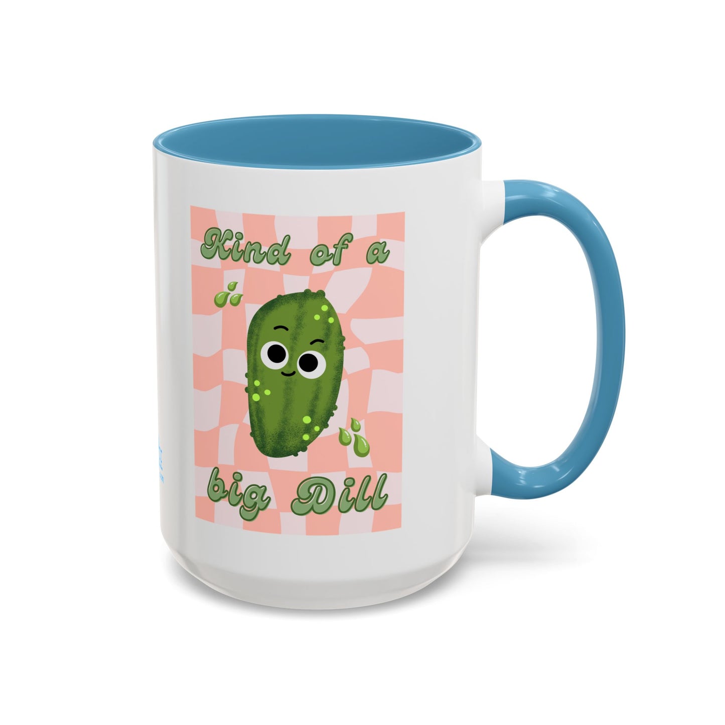 Kind of a Big Dill Coffee Mug – Fun Cactus Design, Perfect for Plant Lovers, Unique Gift for Friends, Cute Kitchen Decor, Quirky Coffee Cup