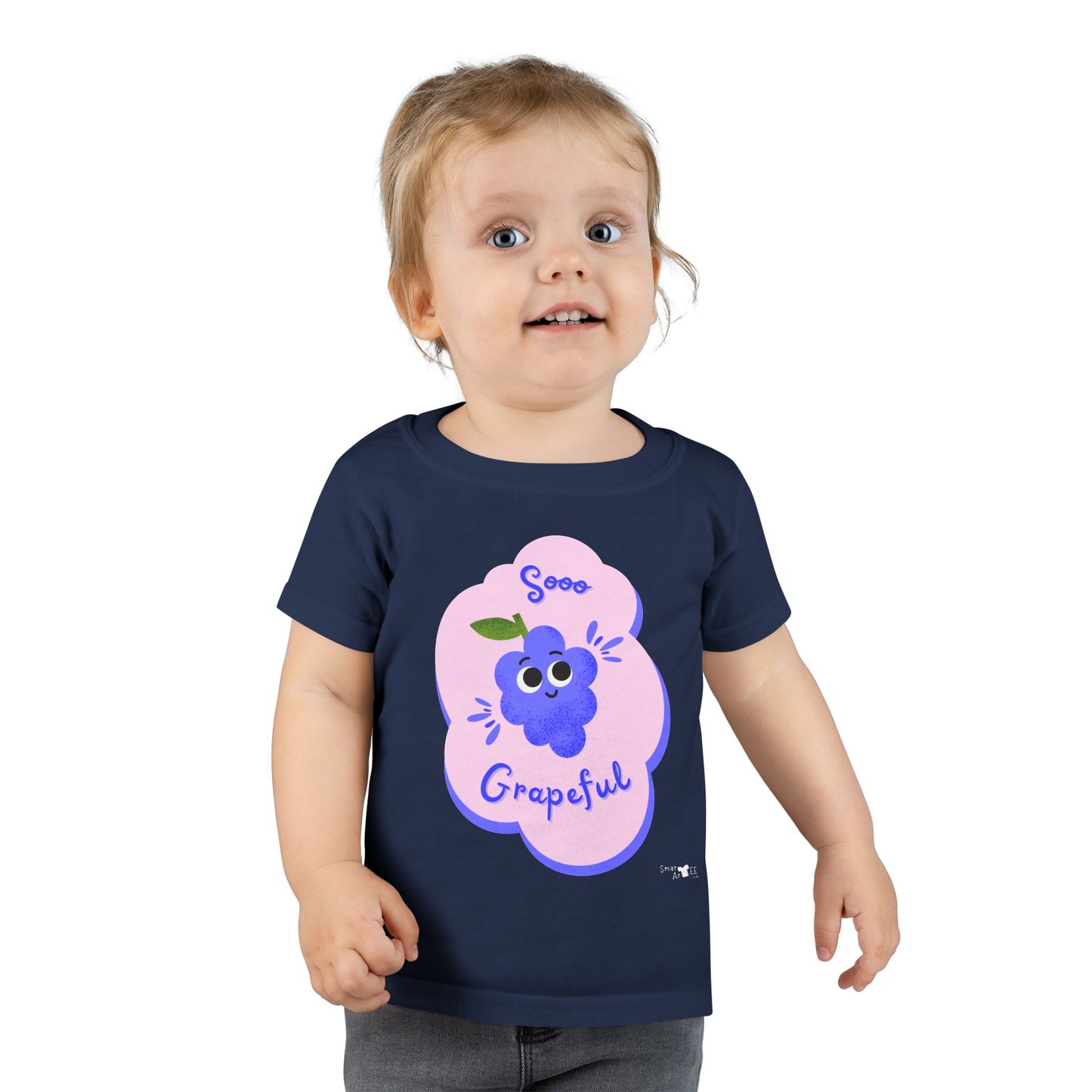 Cute Toddler Shirt - Sooo Grapeful Design for Kids, Funny Gift for Toddlers, Cute Apparel for Babies, Birthday Gift
