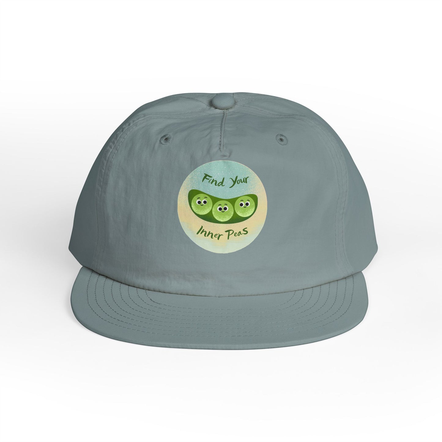 Surf Cap, Find Your Inner Peace Hat, Beachwear Accessories, Summer Cap, Fun Prints, Relaxation Gear, Outdoor Lifestyle