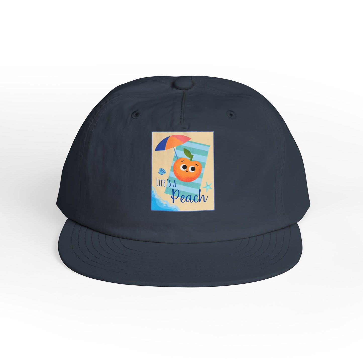 Life's a Beach Pun Surf Cap - Fun Beach Hat, Summer Accessory, Gift for Surfers, Cute Vacation Cap, Beach-Themed Apparel