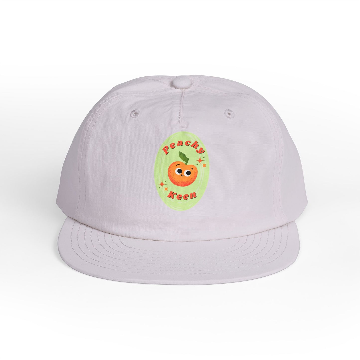 Cute Peach Pun Surf Cap, Trendy Beach Ready Hat, Casual Outdoor Accessory, Autumn Vibes, Trendy Gift