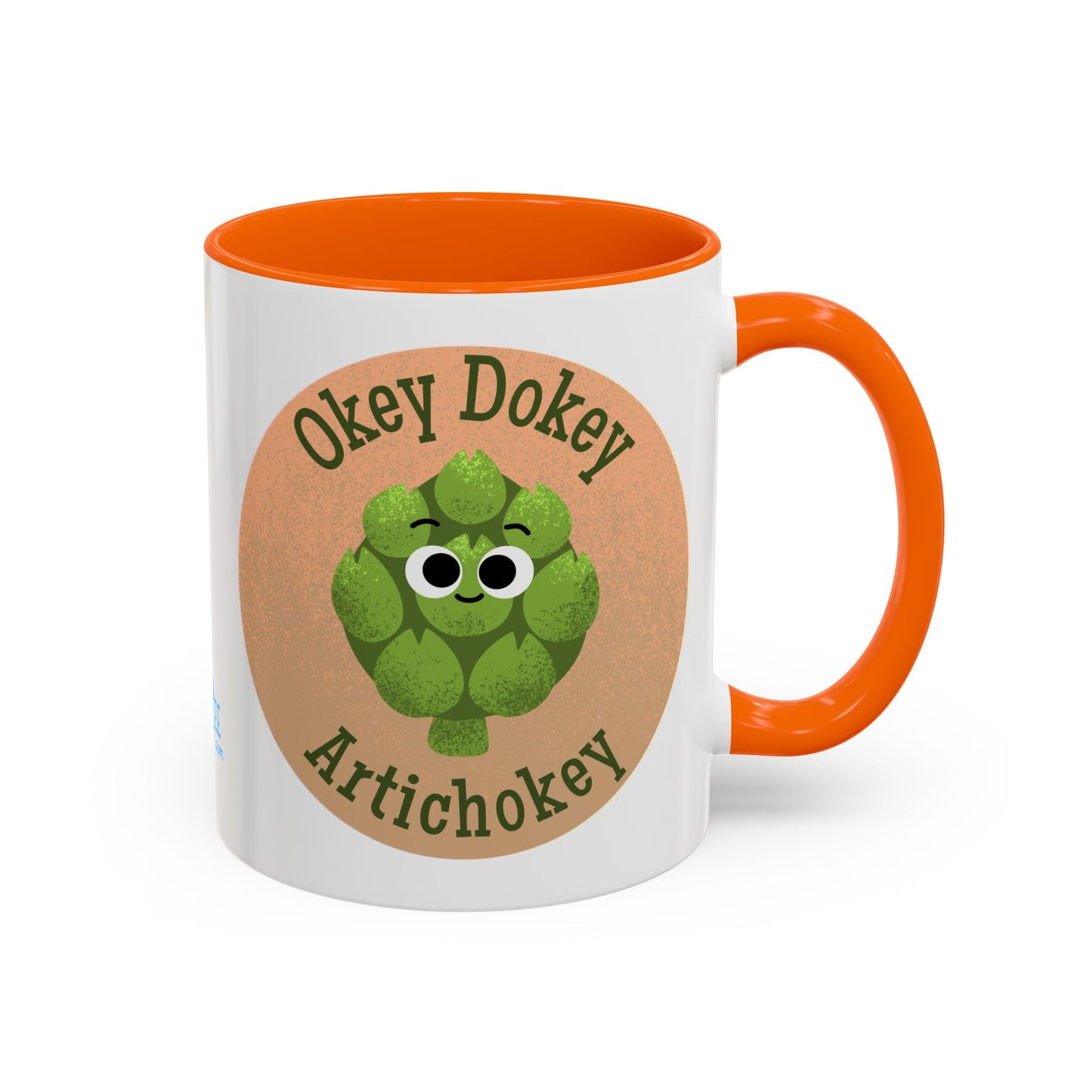 Whimsical Artichoke Coffee Mug, Punny Kitchen Gift, Cute Plant Lover Mug, Unique Coffee Cup, Funny Gift for Him/Her