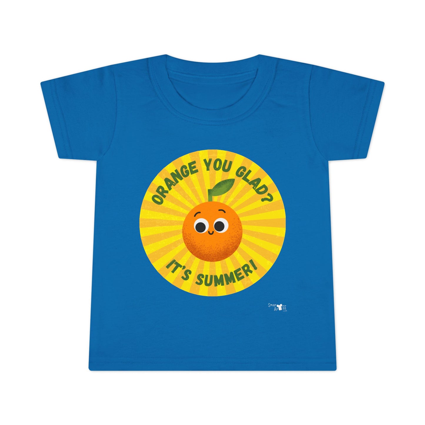 Summer Toddler Shirt: Orange You Glad It's Summer? Fun Kids Tee, Birthday Gift, Playdate Outfit, Summer Vibes, Cute Children’s Apparel