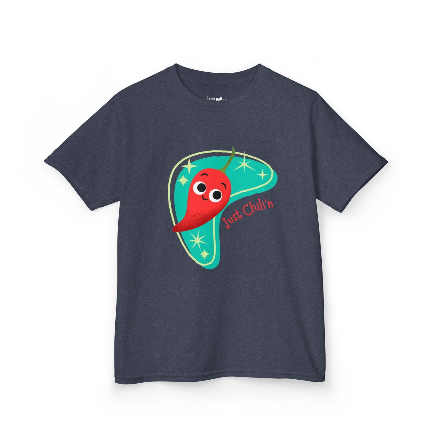 Chill'n Kids Tee - Just Chili'n Pepper Pun Gift for Kids, Summer Outfit, Cute Designer Tee, Everyday Wear, Playtime Shirt