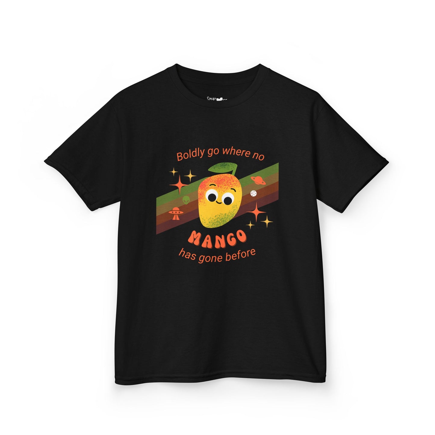 Mango Adventure Kids Tee, Fun Summer Shirt, Cute Gift for Kids, Playful Cotton Tee, Birthday Gift Idea