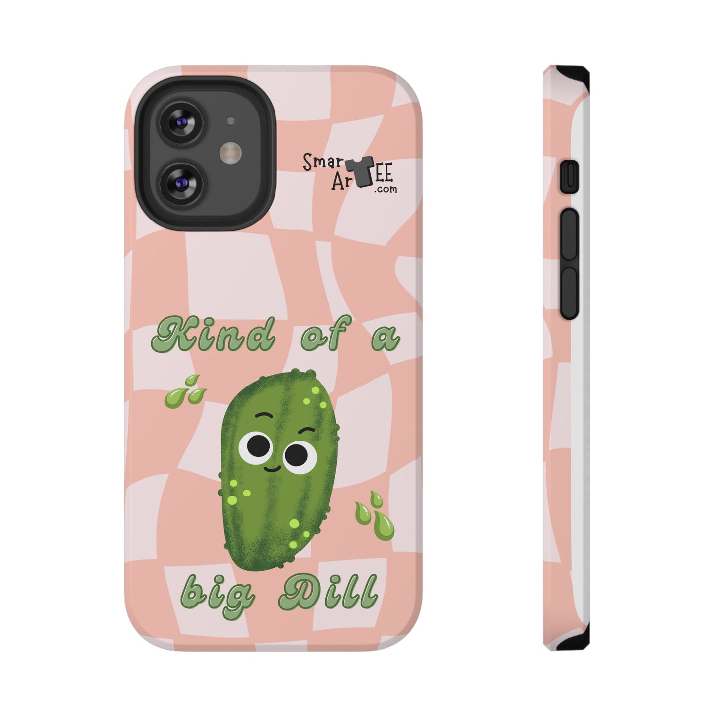 Cute Cucumber Phone Case, Funny Phone Case, Gift for Vegetable Lovers, Quirky Mobile Accessories, Summer Vibes, Kind of a Big Dill