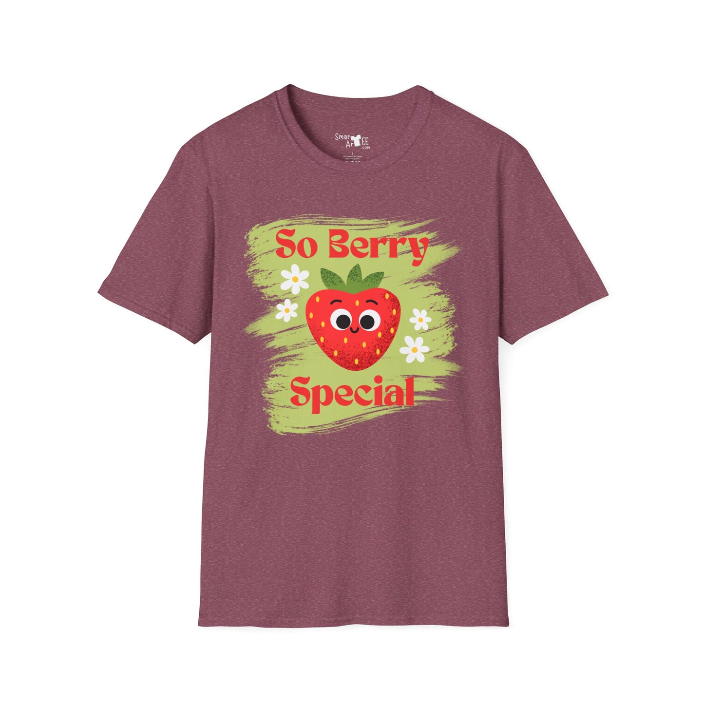 So Berry Special Unisex Softstyle T-Shirt | Cute Strawberry Graphic Pun Tee, Fun Gift for Friends, Summer Vibes, Birthday, Casual Wear