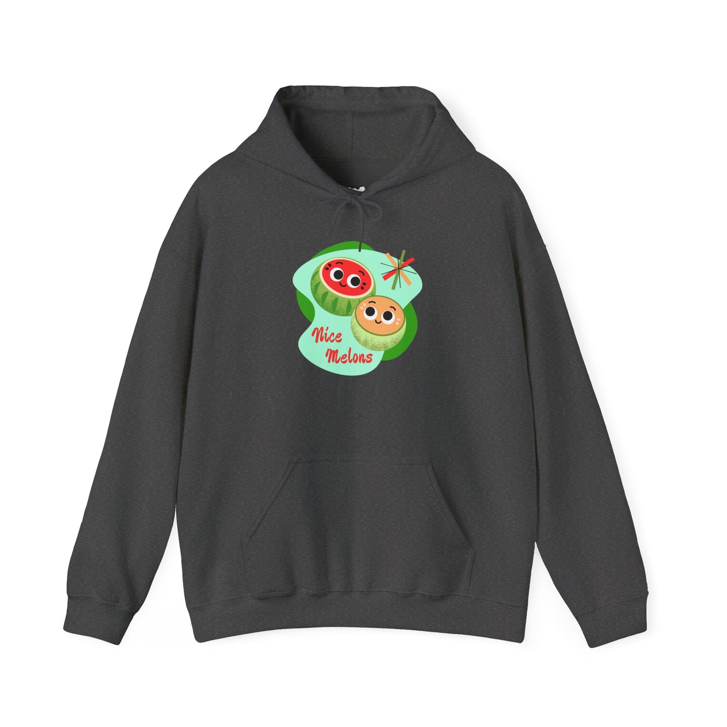 Cute Retro Fruit Hoodie for Friends, Cozy Unisex Pullover, Funny Casual Wear, Gift for Fruit Lovers