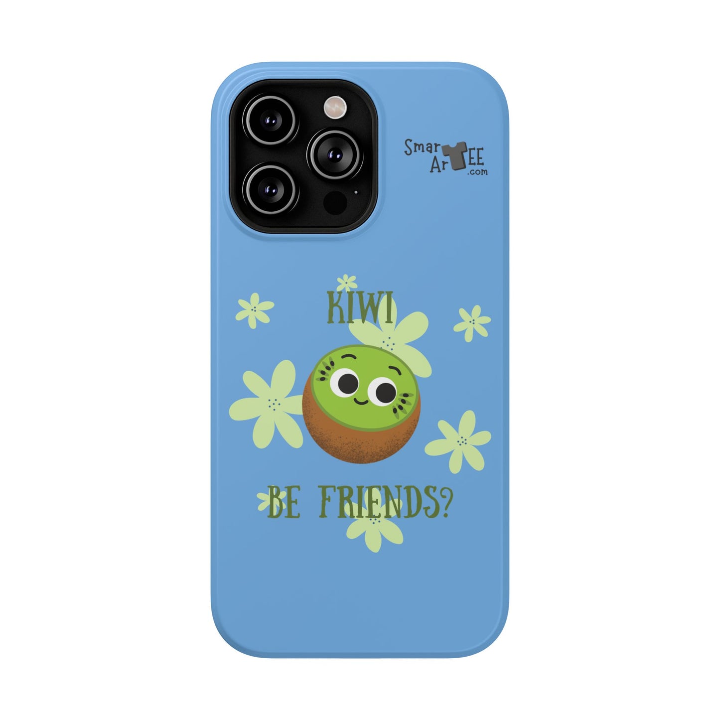 Cute Kiwi Friends Phone Case - Impact-Resistant, Fun Phone Accessory for Kids, Gifts, Summer Vibes, Cute Animal Design