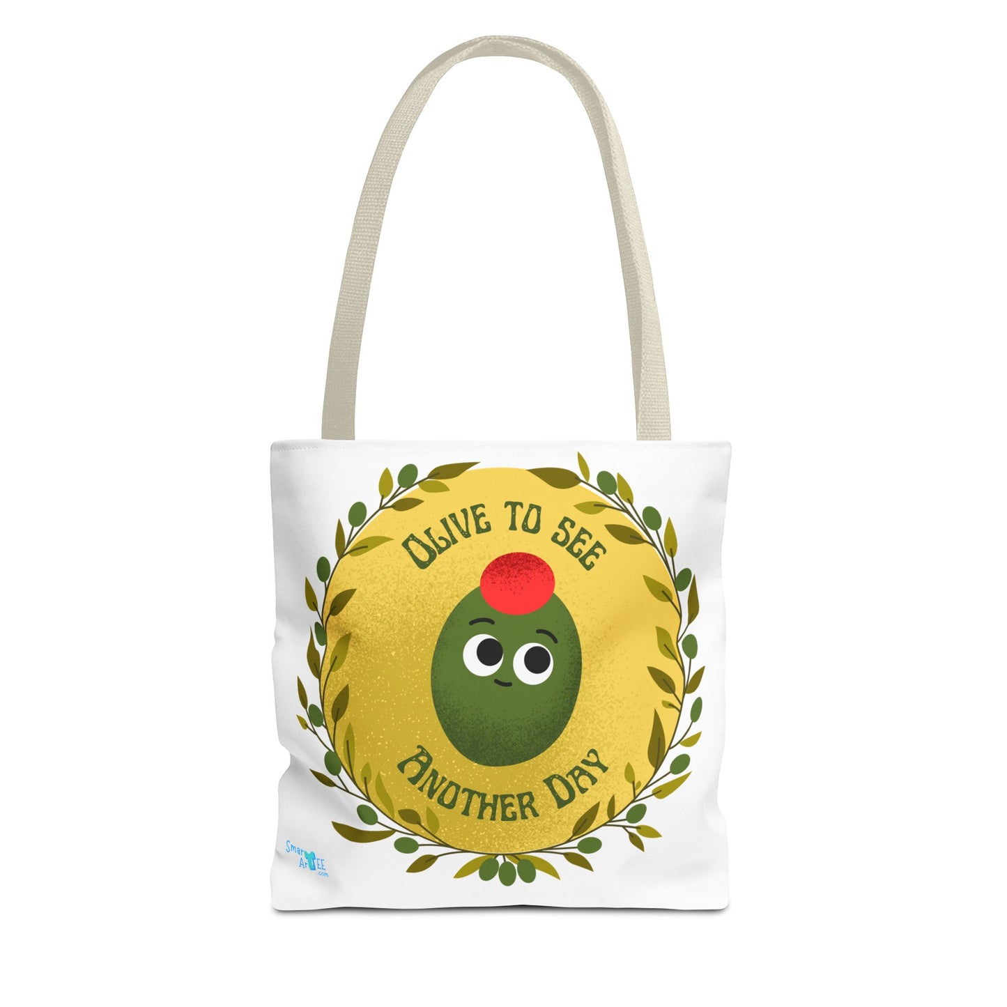 Olive to See Another Day Tote Bag | Fun Eco-Friendly Shopping Bag, Gift for Friends, Cute & Quirky, Everyday Carry, Summer Outing