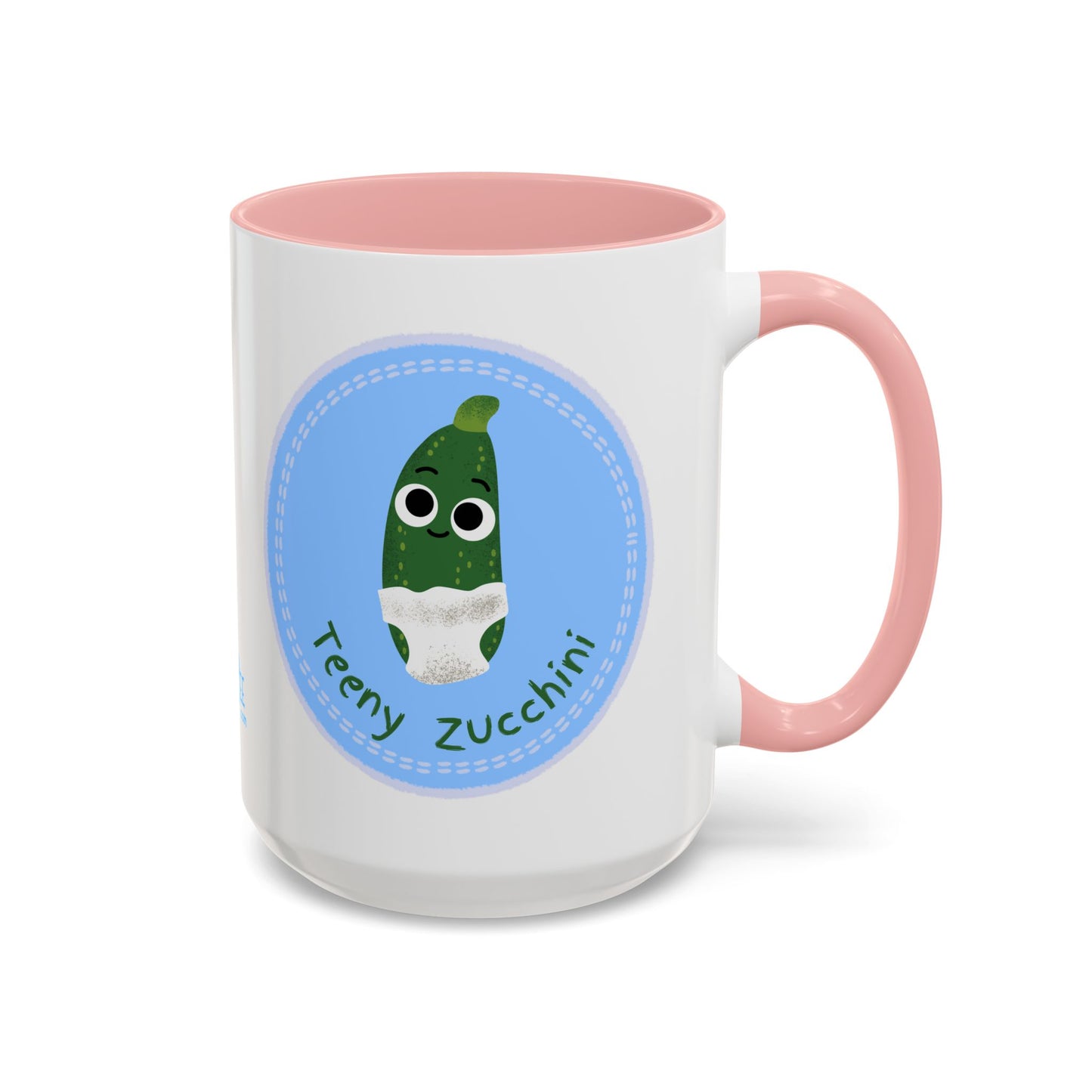 Cute Teeny Zucchini Coffee Mug – Fun Gift for Gardeners, Veggie Lovers, Kitchen Decor, Home Office, Birthday