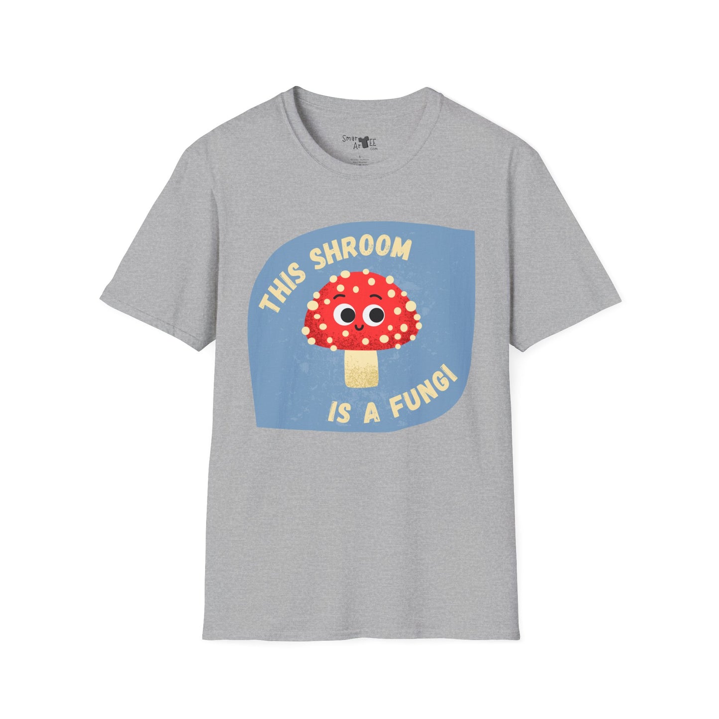 Playful Mushroom T-Shirt, Funny Tee for Nature Lovers, Unisex Graphic Shirt, Cute Gift for Friends, Casual Wear, Eco-Friendly Apparel