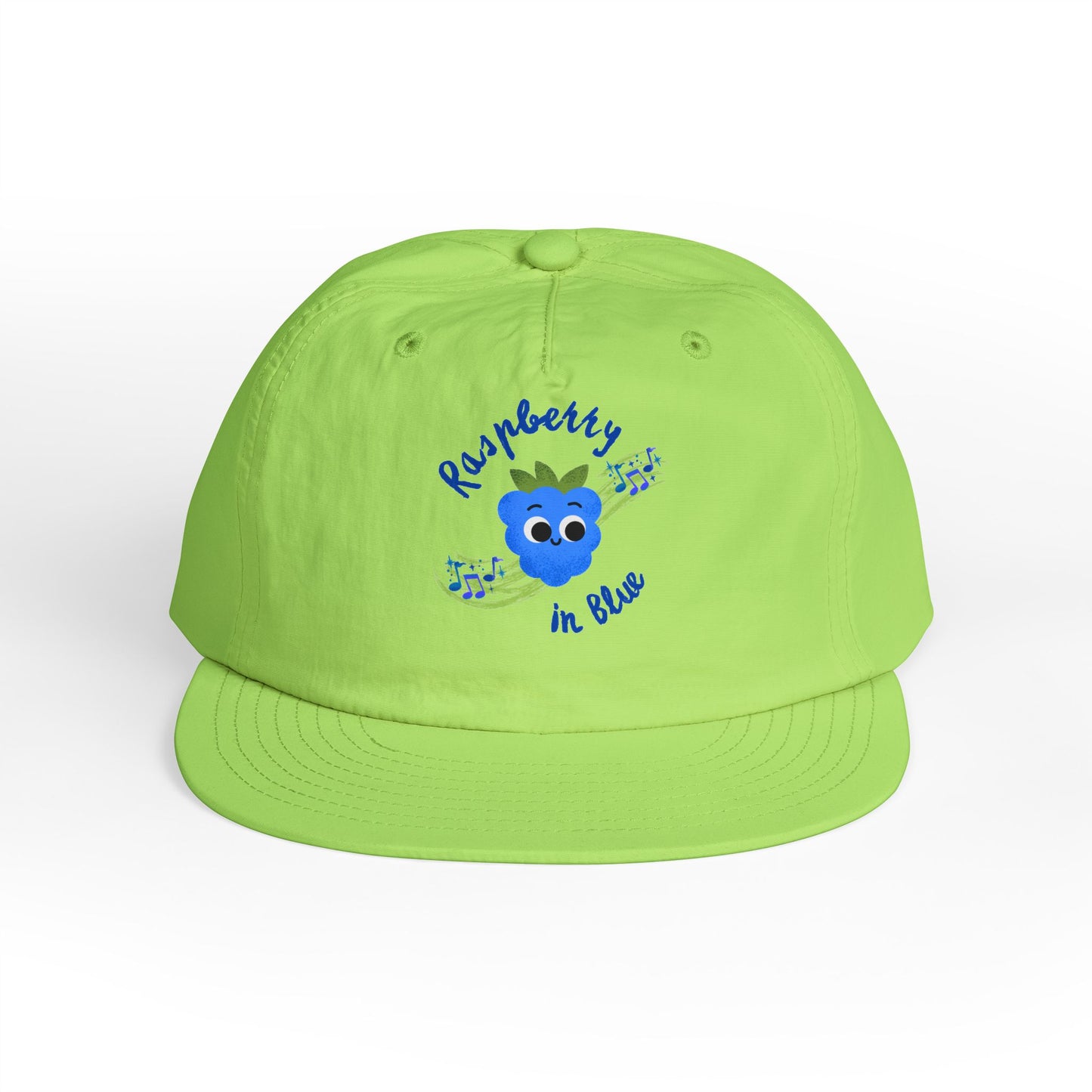 Rhapsody in Blue Pun Surf Cap | Fun Summer Hat, Youth Beachwear, Gift for All Ages, Outdoor Adventures, Vacation Accessory