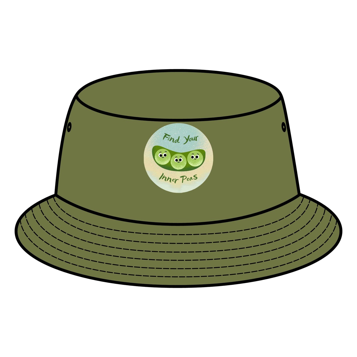 Find Your Inner Peace Bucket Hat - Fashionable Sun Protection Hats, Summer Accessory, Gift for Music Festivals, Outdoor Adventures
