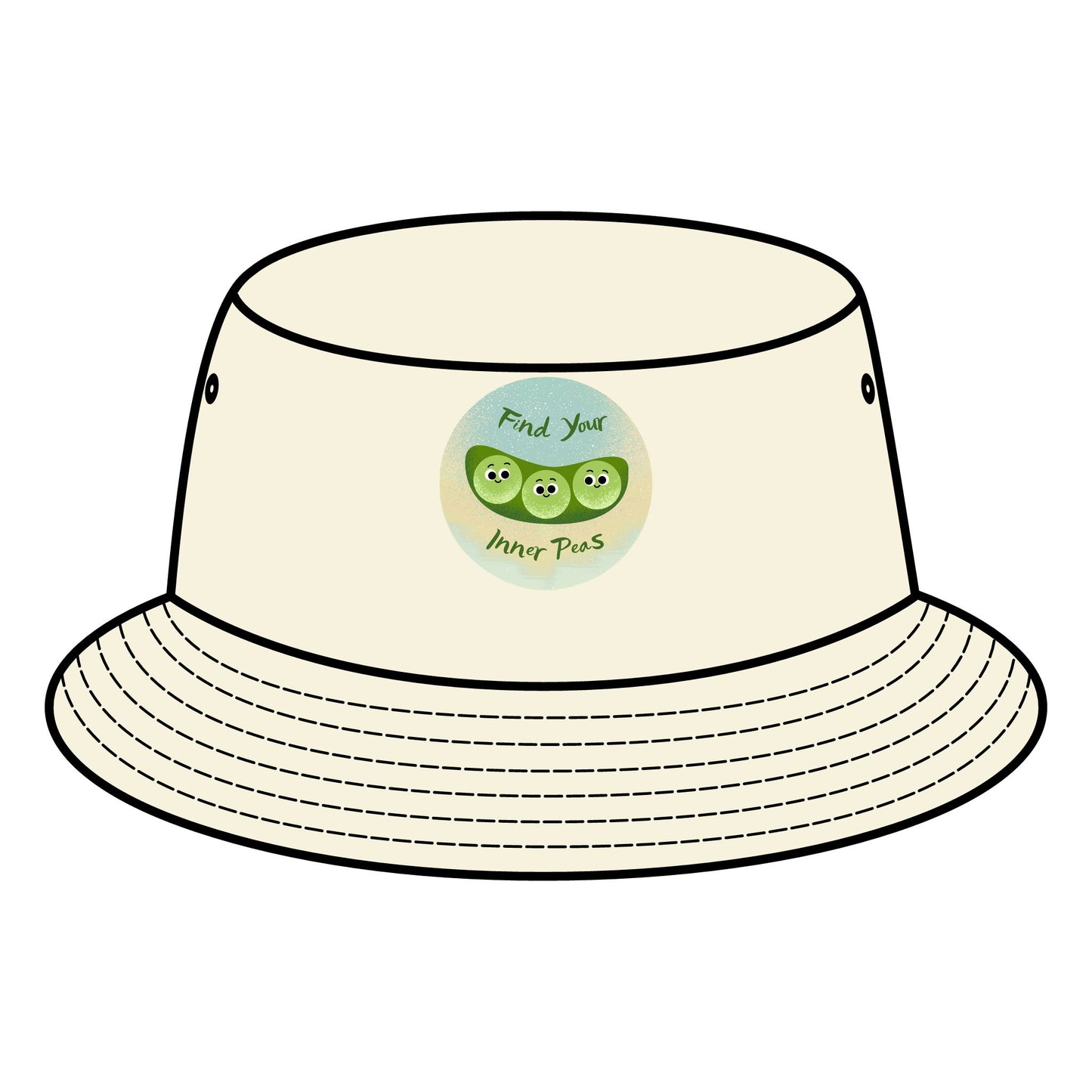 Find Your Inner Peace Bucket Hat - Fashionable Sun Protection Hats, Summer Accessory, Gift for Music Festivals, Outdoor Adventures