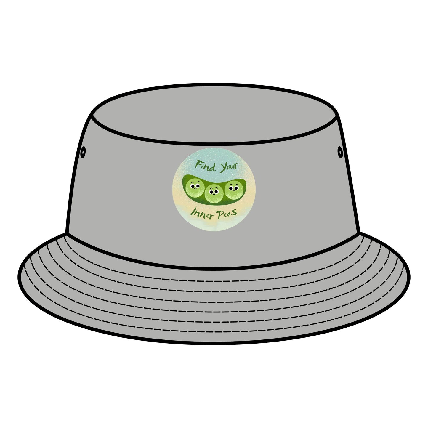 Find Your Inner Peace Bucket Hat - Fashionable Sun Protection Hats, Summer Accessory, Gift for Music Festivals, Outdoor Adventures