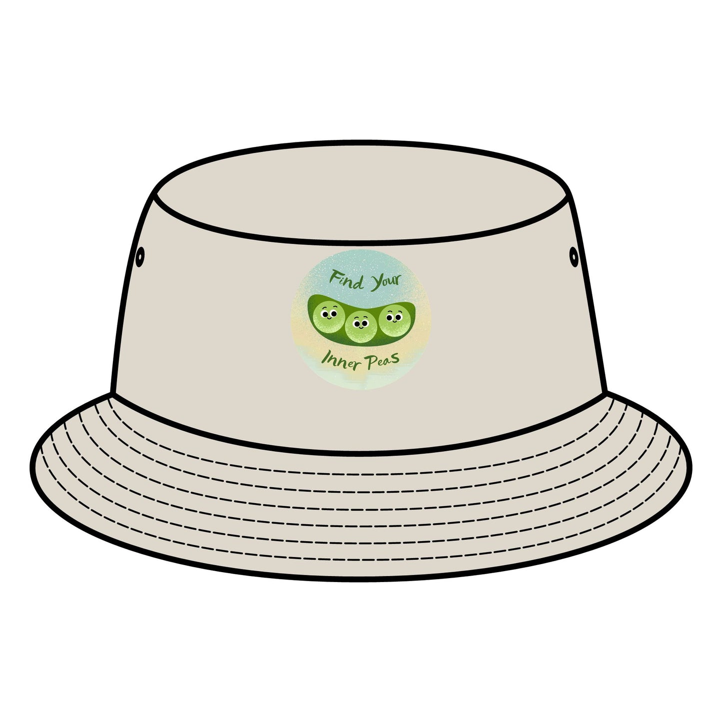 Find Your Inner Peace Bucket Hat - Fashionable Sun Protection Hats, Summer Accessory, Gift for Music Festivals, Outdoor Adventures