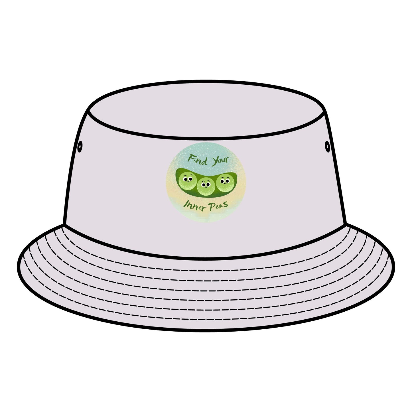 Find Your Inner Peace Bucket Hat - Fashionable Sun Protection Hats, Summer Accessory, Gift for Music Festivals, Outdoor Adventures