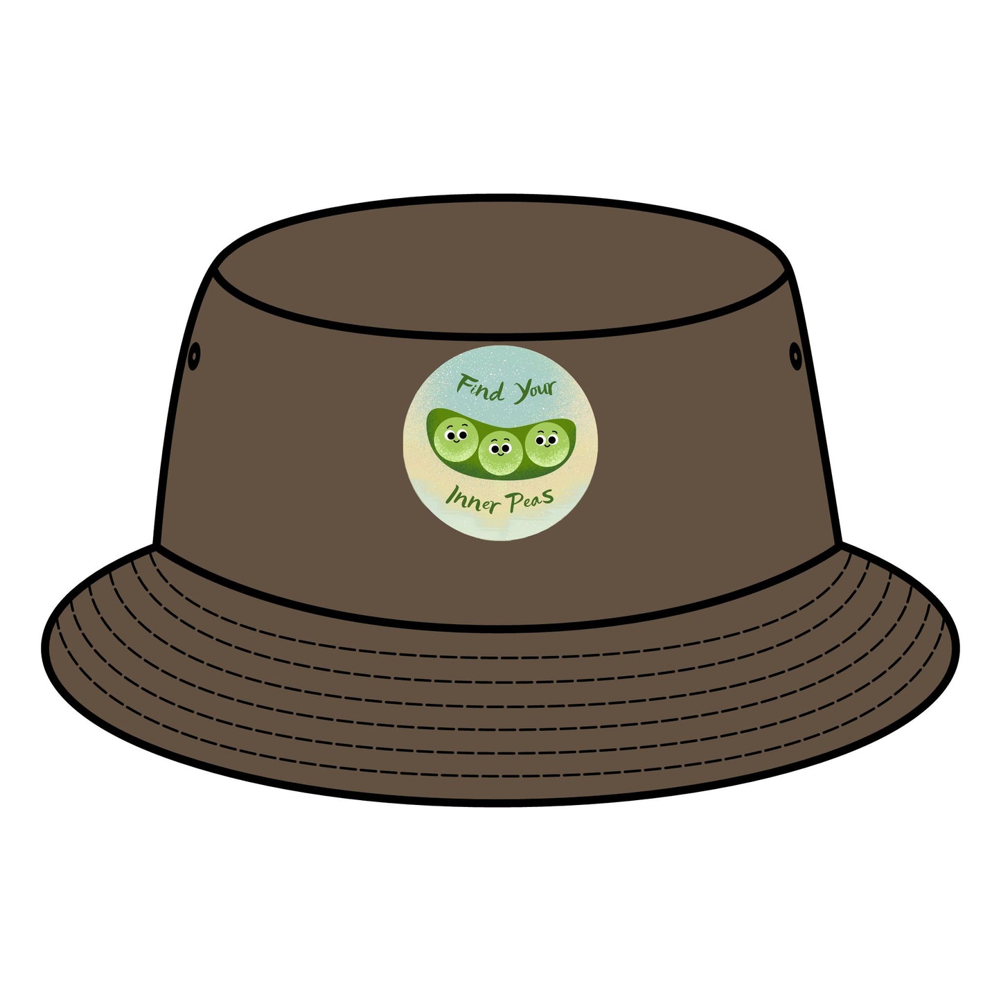 Find Your Inner Peace Bucket Hat - Fashionable Sun Protection Hats, Summer Accessory, Gift for Music Festivals, Outdoor Adventures