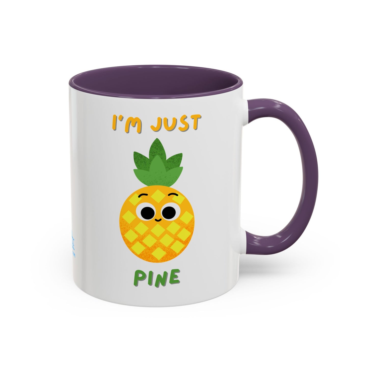 Cute Pineapple Accent Coffee Mug for Tropical Vibes, Gift for Fruit Lovers, Funny Mug, Kitchen Decor, Summer Beverage