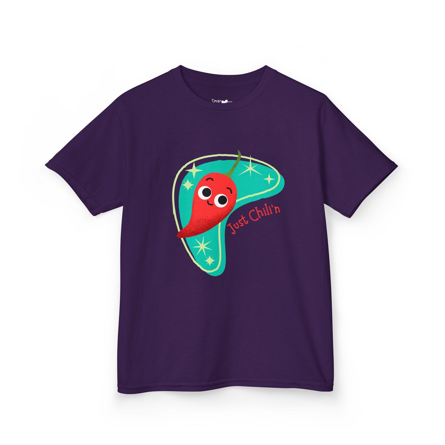 Chill'n Kids Tee - Just Chili'n Pepper Pun Gift for Kids, Summer Outfit, Cute Designer Tee, Everyday Wear, Playtime Shirt