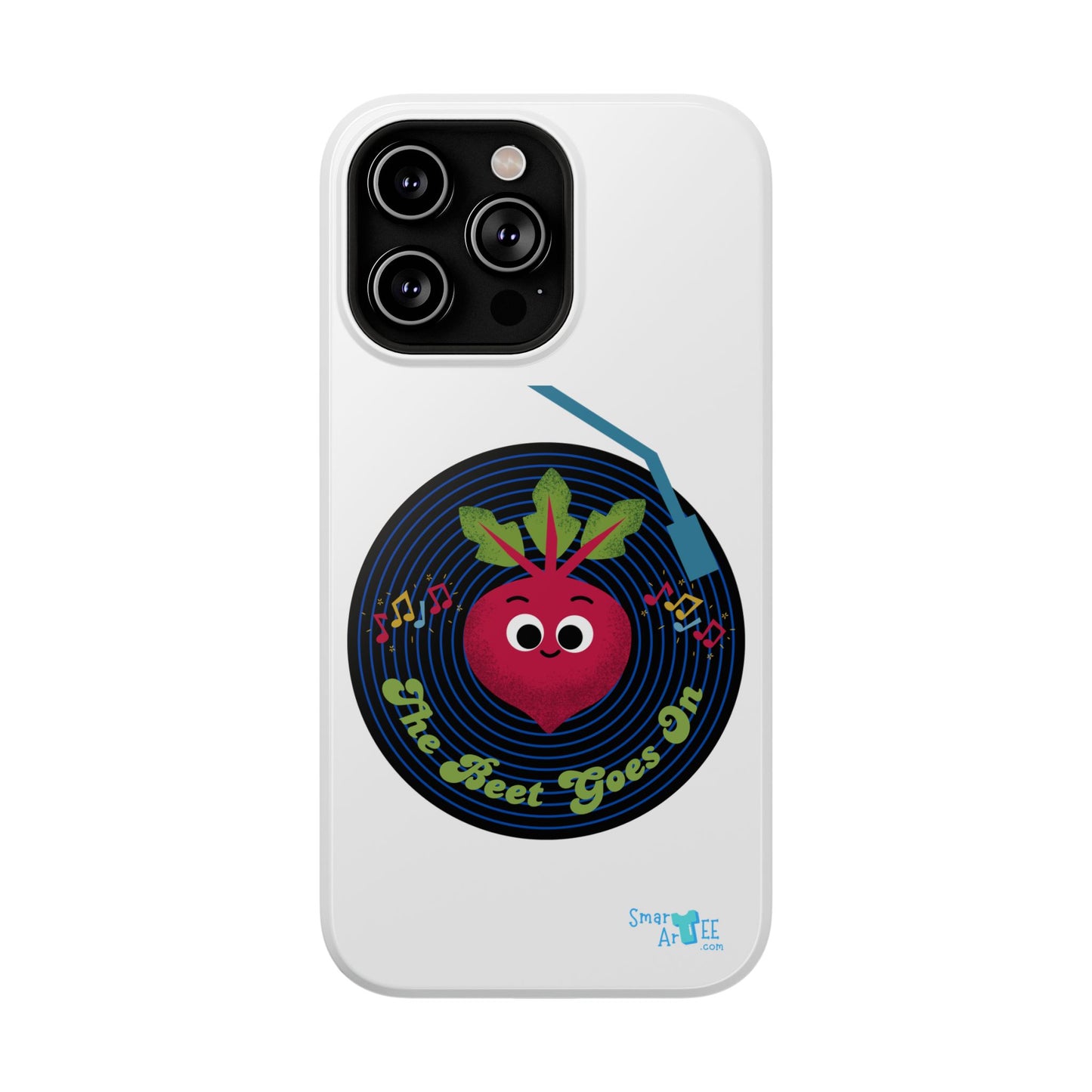 Fun Impact-Resistant Phone Cases - Unique Phone Accessories, Beet Pun Themed, Holiday Present