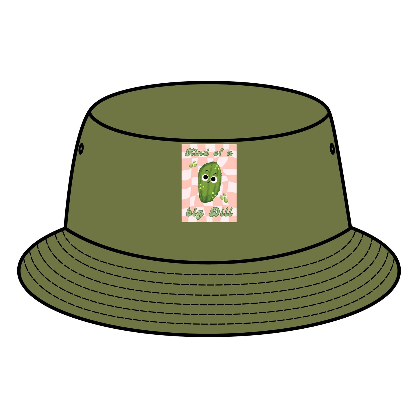 Cute Pickle Pun Bucket Hat | Fun Summer Accessory, Beach Hats, Gift for Food Lovers, Trending Summer Fashion, Retro Fun Hat