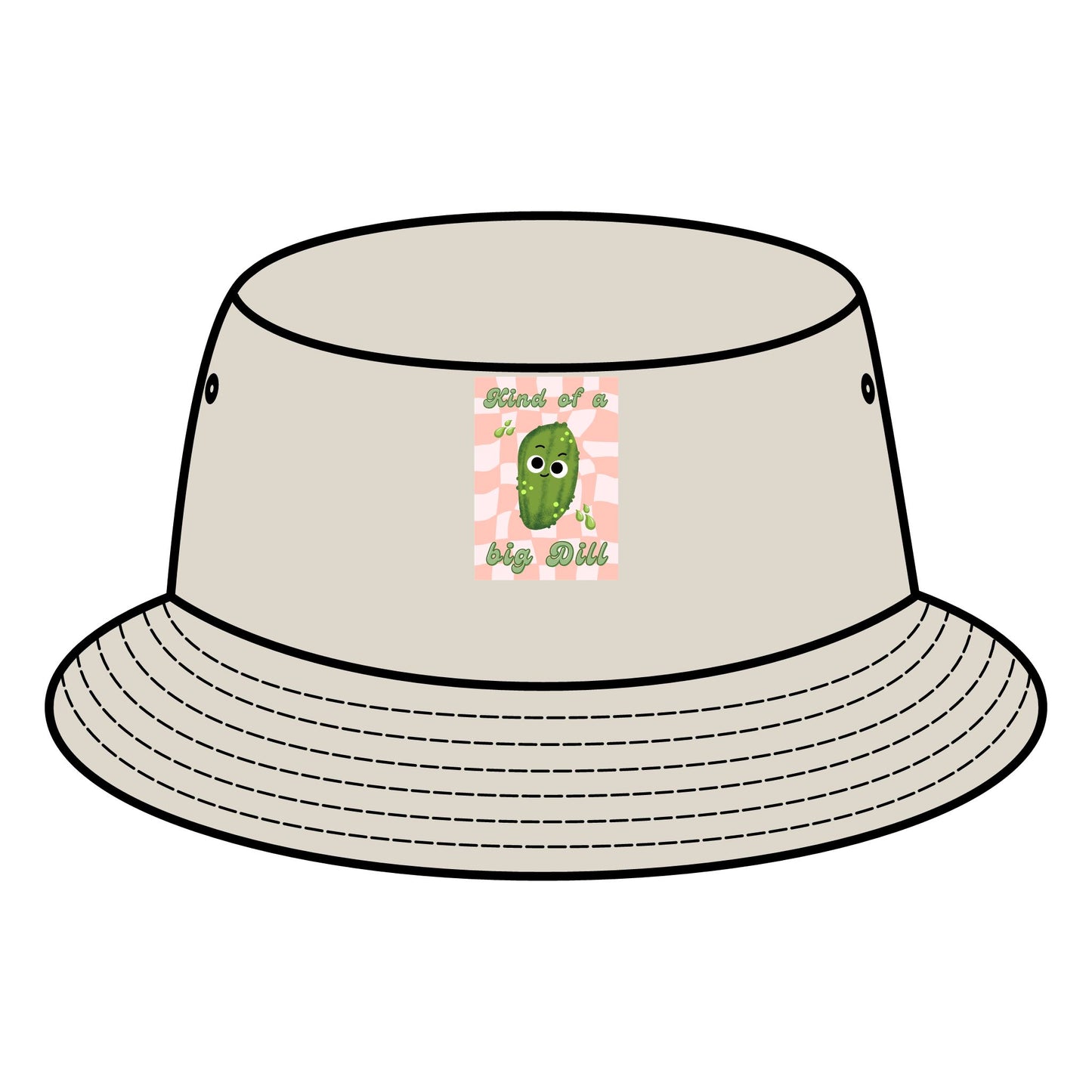 Cute Pickle Pun Bucket Hat | Fun Summer Accessory, Beach Hats, Gift for Food Lovers, Trending Summer Fashion, Retro Fun Hat