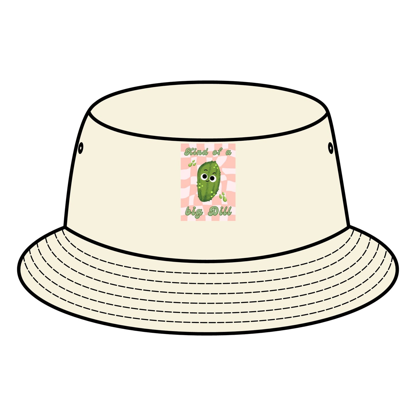 Cute Pickle Pun Bucket Hat | Fun Summer Accessory, Beach Hats, Gift for Food Lovers, Trending Summer Fashion, Retro Fun Hat