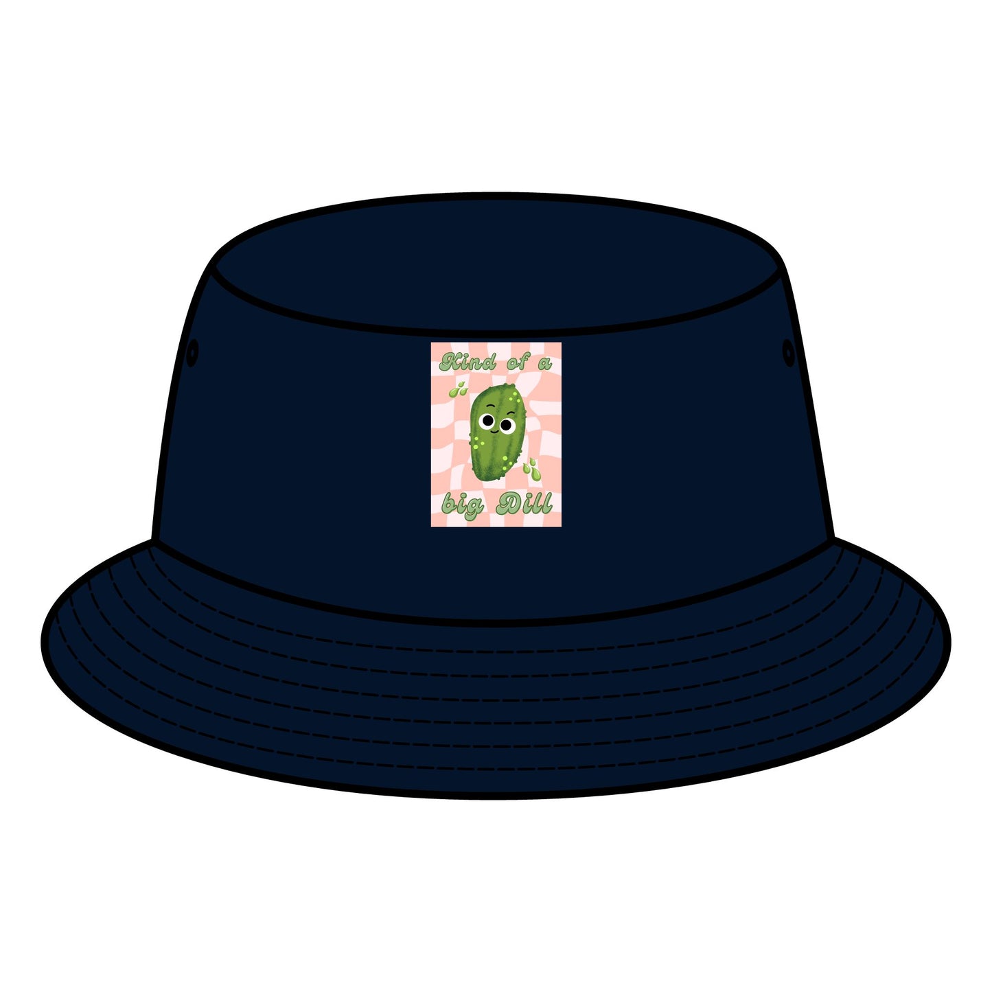 Cute Pickle Pun Bucket Hat | Fun Summer Accessory, Beach Hats, Gift for Food Lovers, Trending Summer Fashion, Retro Fun Hat