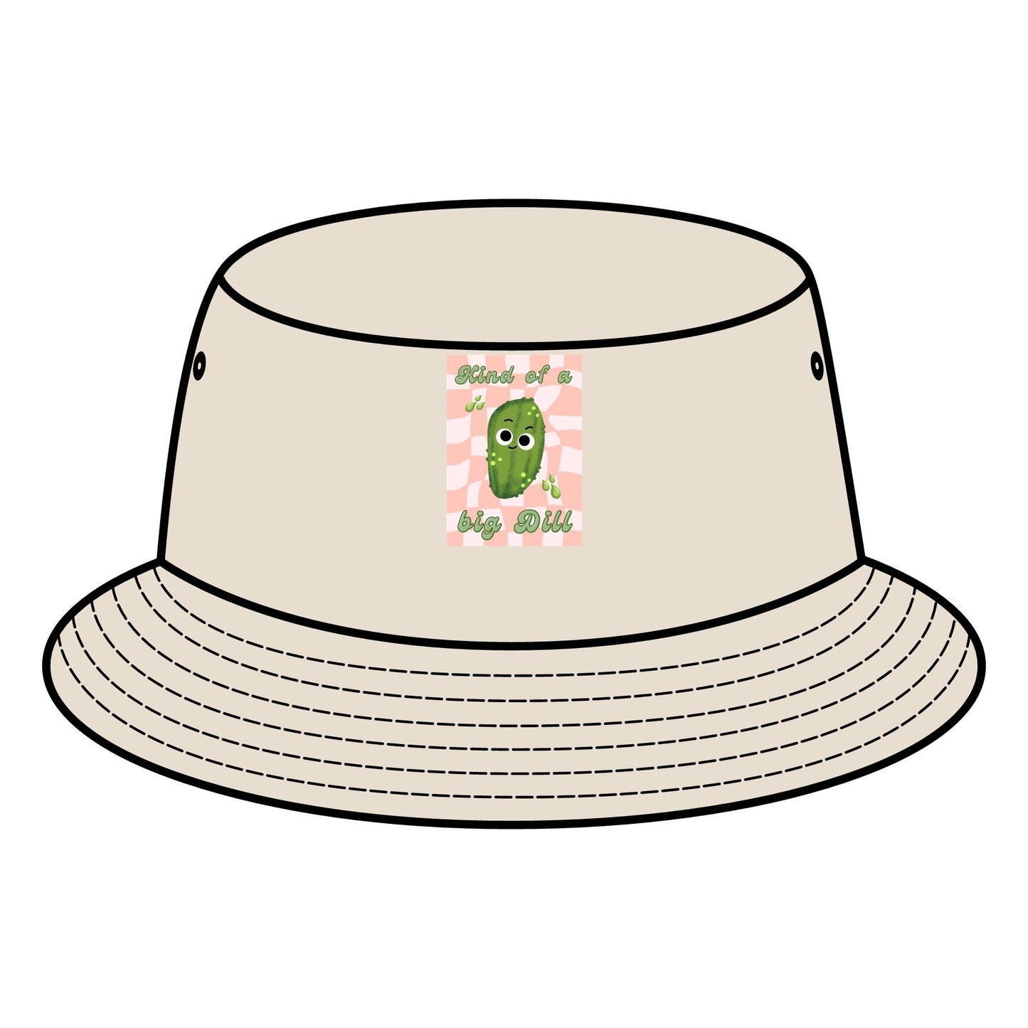 Cute Pickle Pun Bucket Hat | Fun Summer Accessory, Beach Hats, Gift for Food Lovers, Trending Summer Fashion, Retro Fun Hat