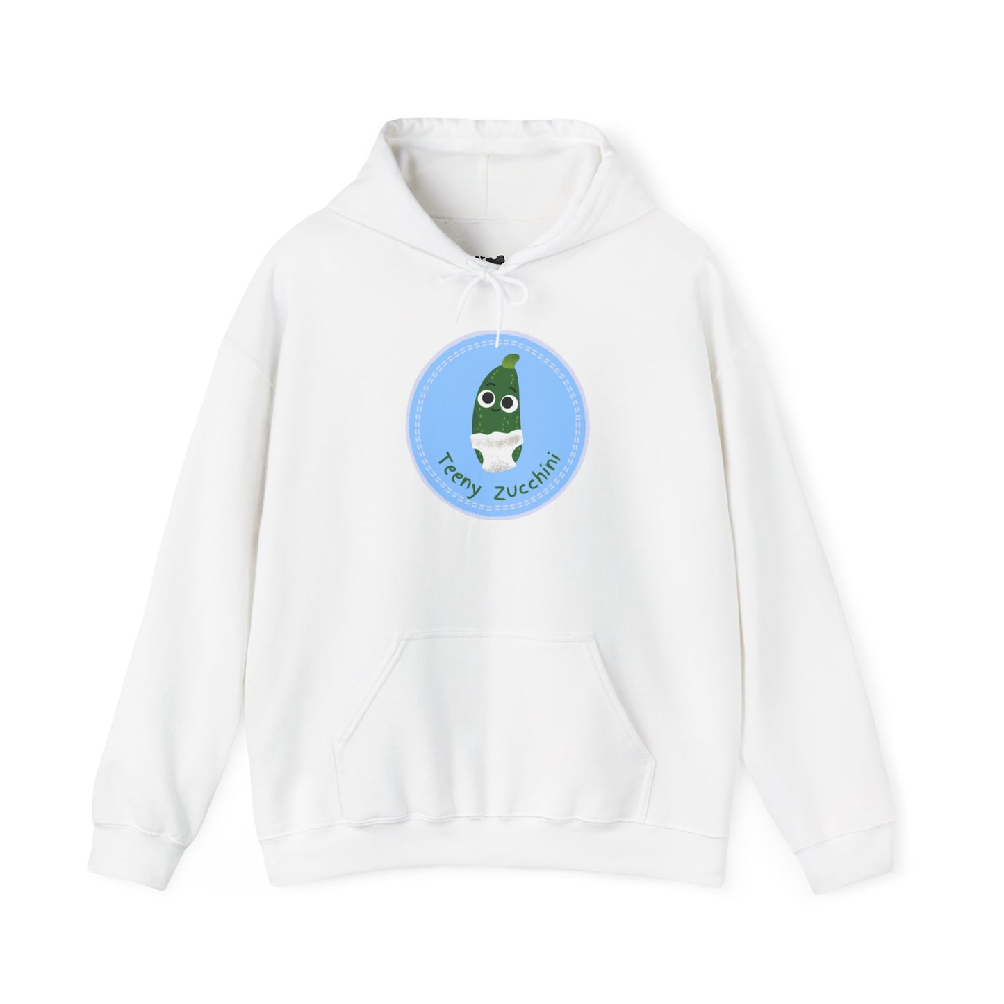 Funny Zucchini Hoodie, Cute Unisex Pullover, Vegetable Humor Apparel, Perfect Gift for Foodies, Fall Fashion Hoodie