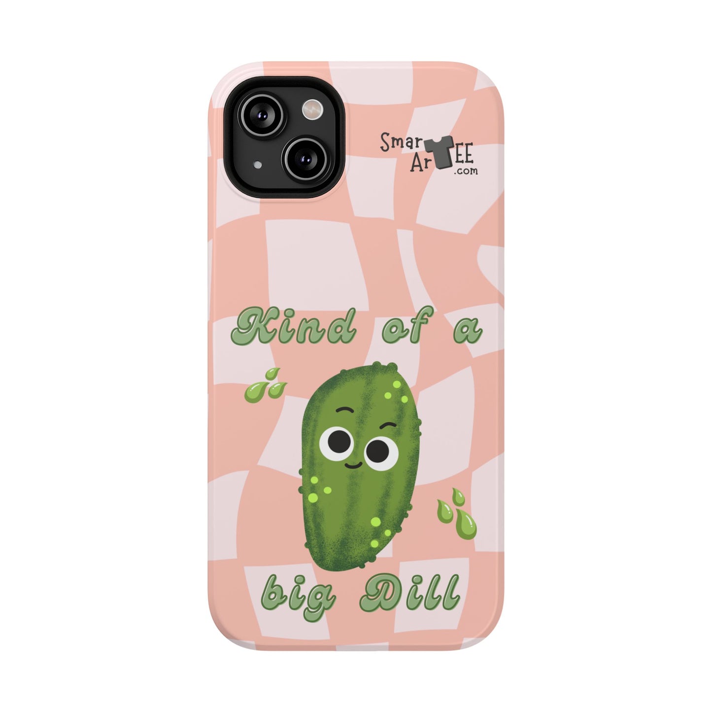 Cute Cucumber Phone Case, Funny Phone Case, Gift for Vegetable Lovers, Quirky Mobile Accessories, Summer Vibes, Kind of a Big Dill