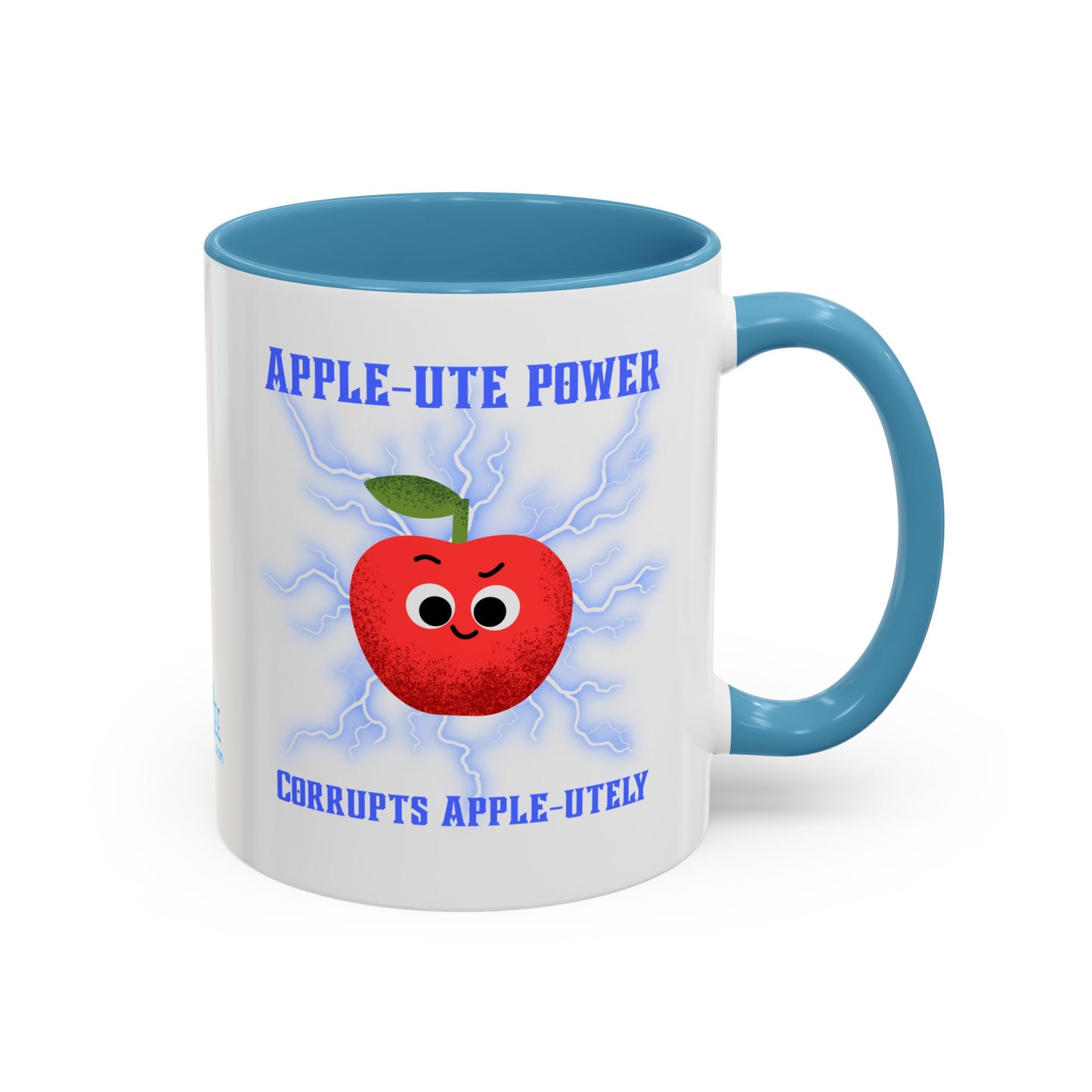 Whimsical Coffee Mug, Fun Apple-Themed Gift, Cute Kitchen Decor, Quirky Drinkware, Perfect for Teachers and Friends