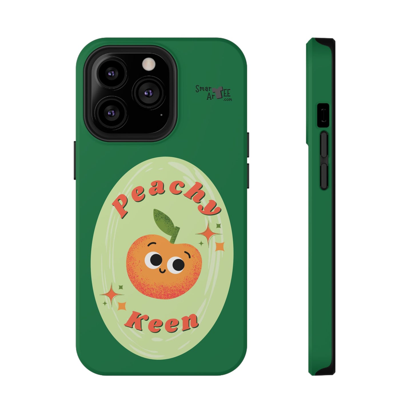 Peachy Keen Phone Case, Cute Impact-Resistant Case, Fun Smartphone Cover, Gift for Fruit Lovers, Customizable Phone Accessory