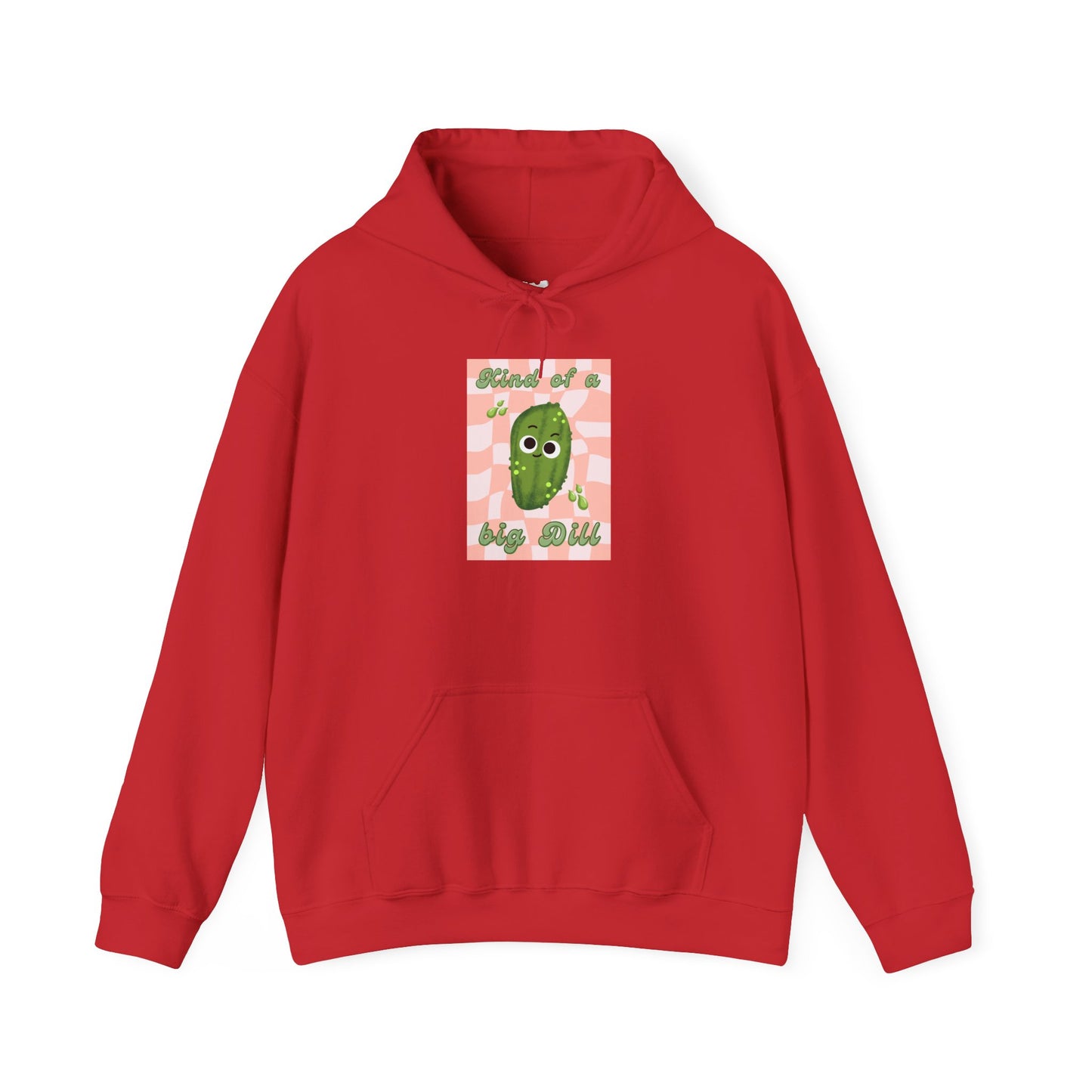 Quirky Dill Pickle Hoodie - Perfect for Chilling, Gifts for Foodies, Fun Casual Wear, Unique Gift for Veggie Lovers