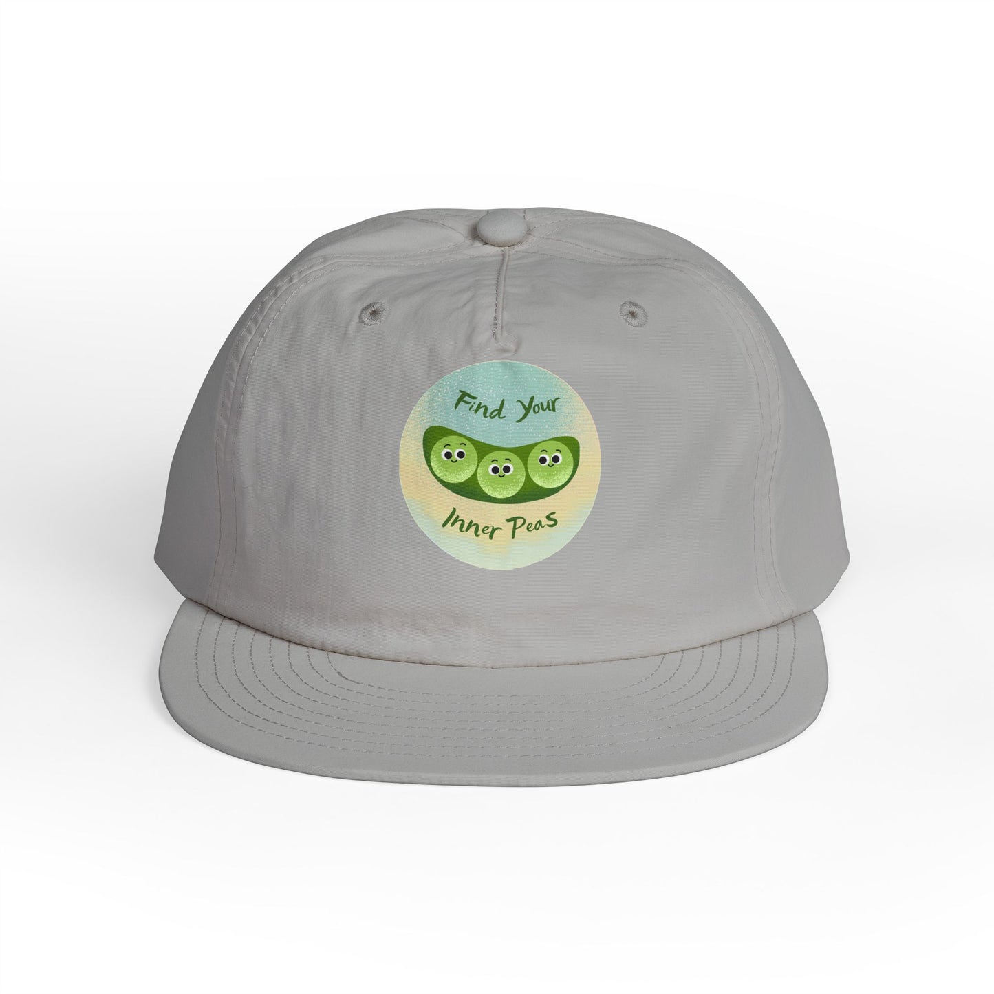 Surf Cap, Find Your Inner Peace Hat, Beachwear Accessories, Summer Cap, Fun Prints, Relaxation Gear, Outdoor Lifestyle