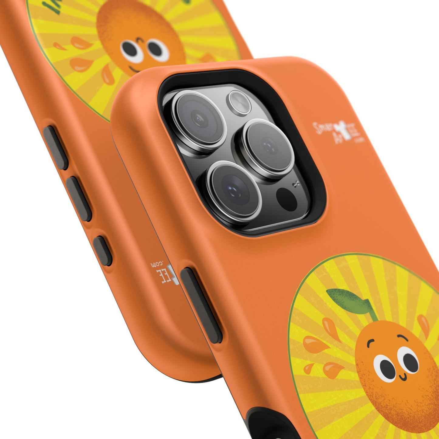Orange Squeeze Impact-Resistant Case | Fun Phone Cover for Daily Motivation, Gift for Friends, Cute Phone Accessory, Squeeze the Day!